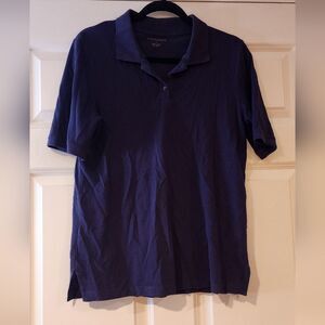 Appleseeds dark blue cotton polo t shirt